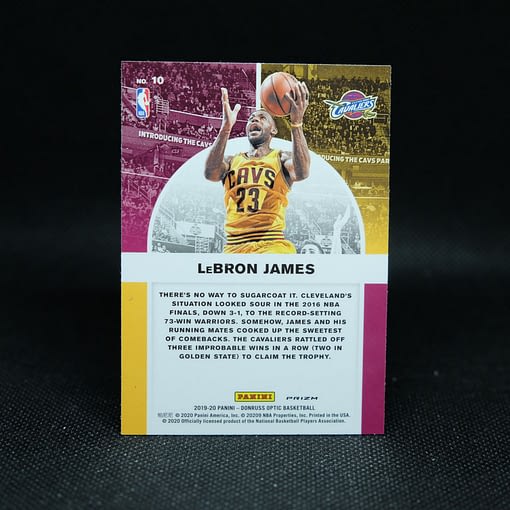 2019 20 LeBron James Donruss Optic Winner Stays Holo Prizm And 1