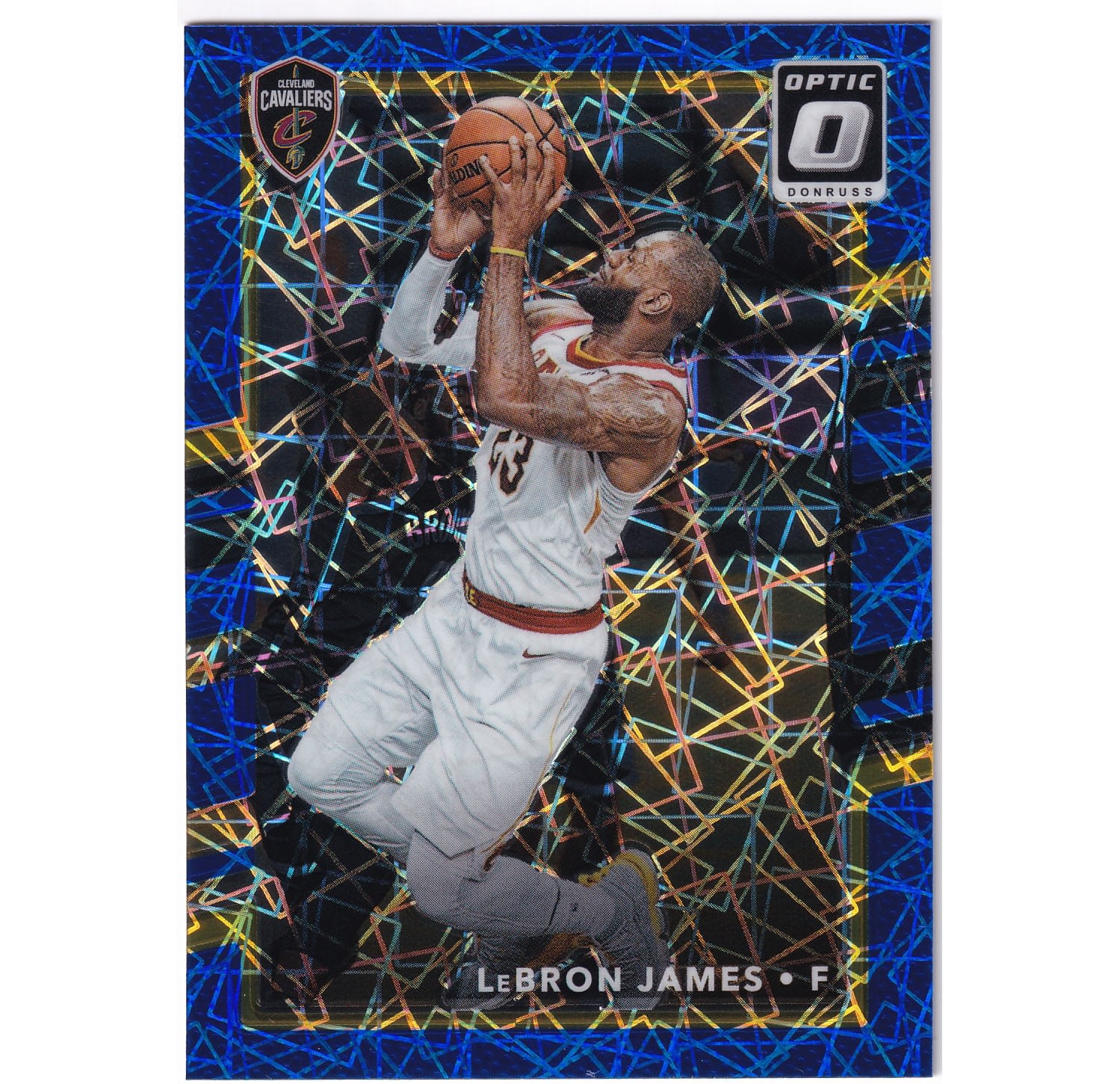 2017-18 Panini Donruss Optic Blue Velocity #27 LeBron James - And 1 ...