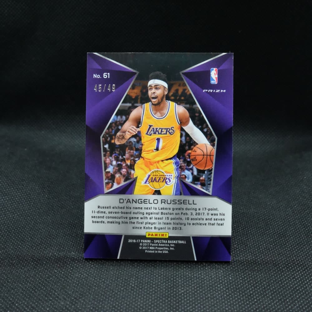 2016-17 Panini Spectra D'Angelo Russell #61 