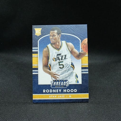 2014-15 Rodney Hood Threads Leather Rookie Card (1)